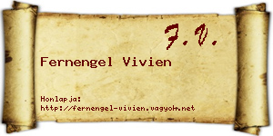 Fernengel Vivien névjegykártya