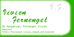 vivien fernengel business card